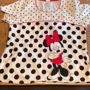 Disney scrub top